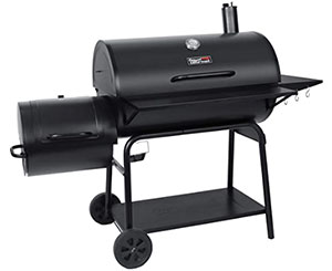 Royal Gourmet CC2036F Charcoal Grill with Offset Smoker Burch BBQ Barrel Grill and Smoker Combo